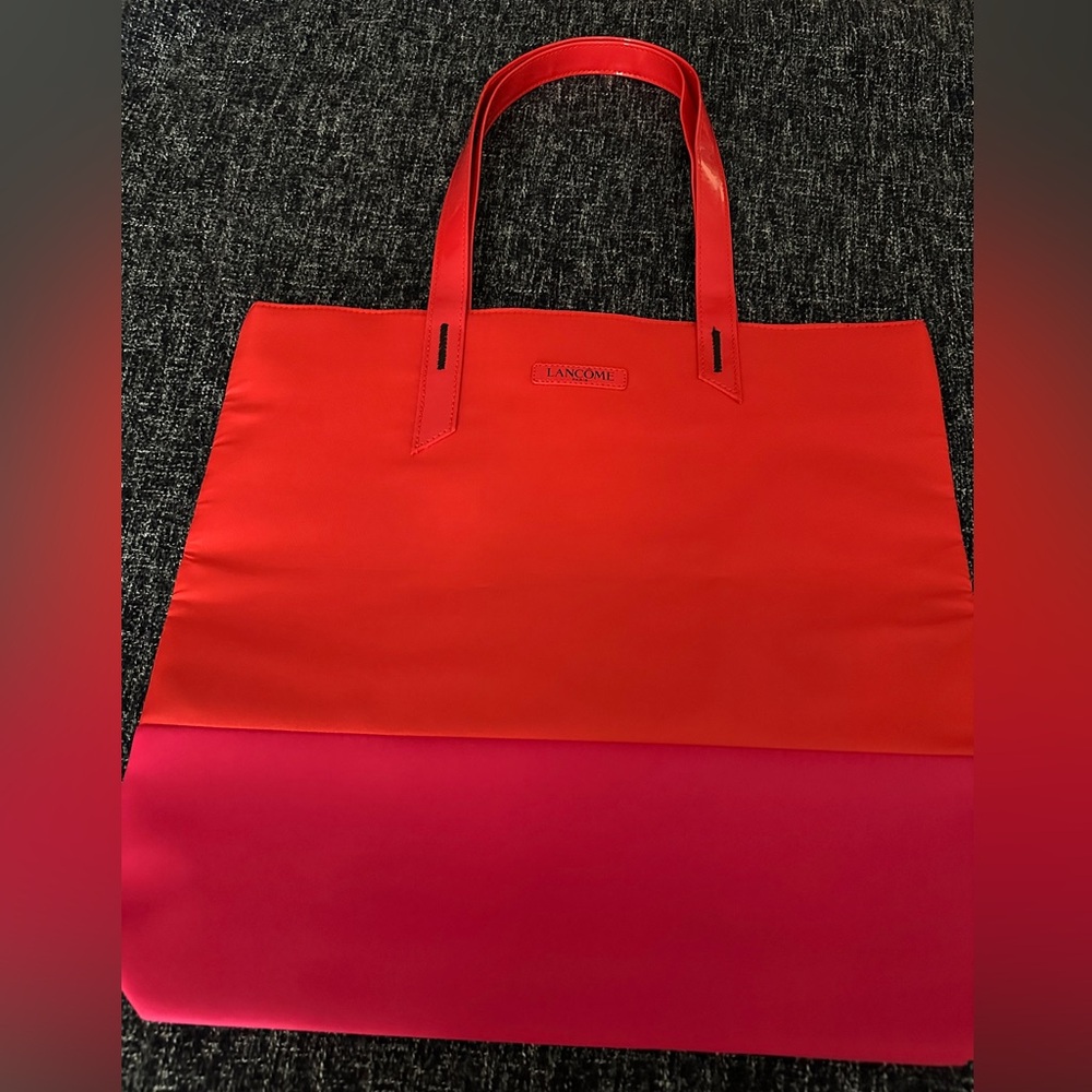 Lancome Red and Pink Women's Tote Bag